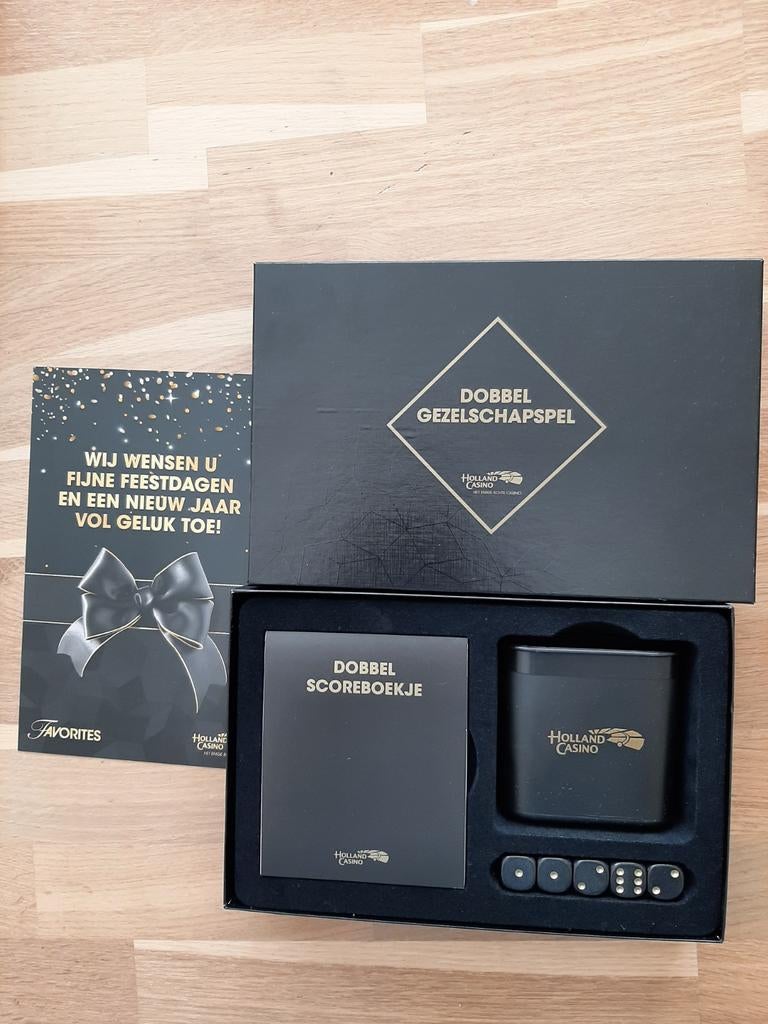 Holland Casino Dobbel Gezelschapsspel - Nieuw in doos, Verzamelen, Ophalen of Verzenden, Nieuw