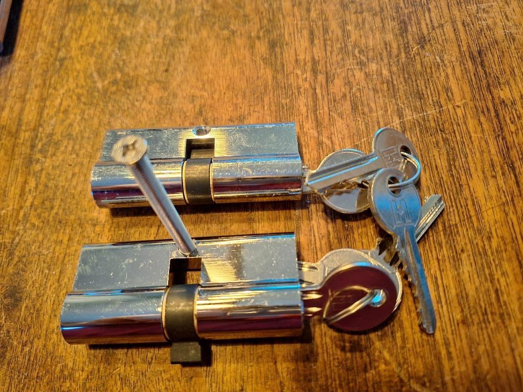 cylindersloten, Ophalen of Verzenden, Nieuw, Chroom, Slot