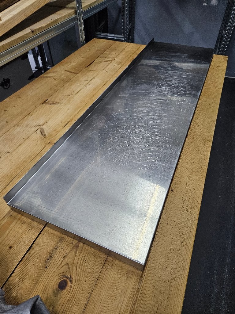 Werkblad van RVS 140x40, Ophalen, Gebruikt, Overige materialen, 20 tot 50 mm