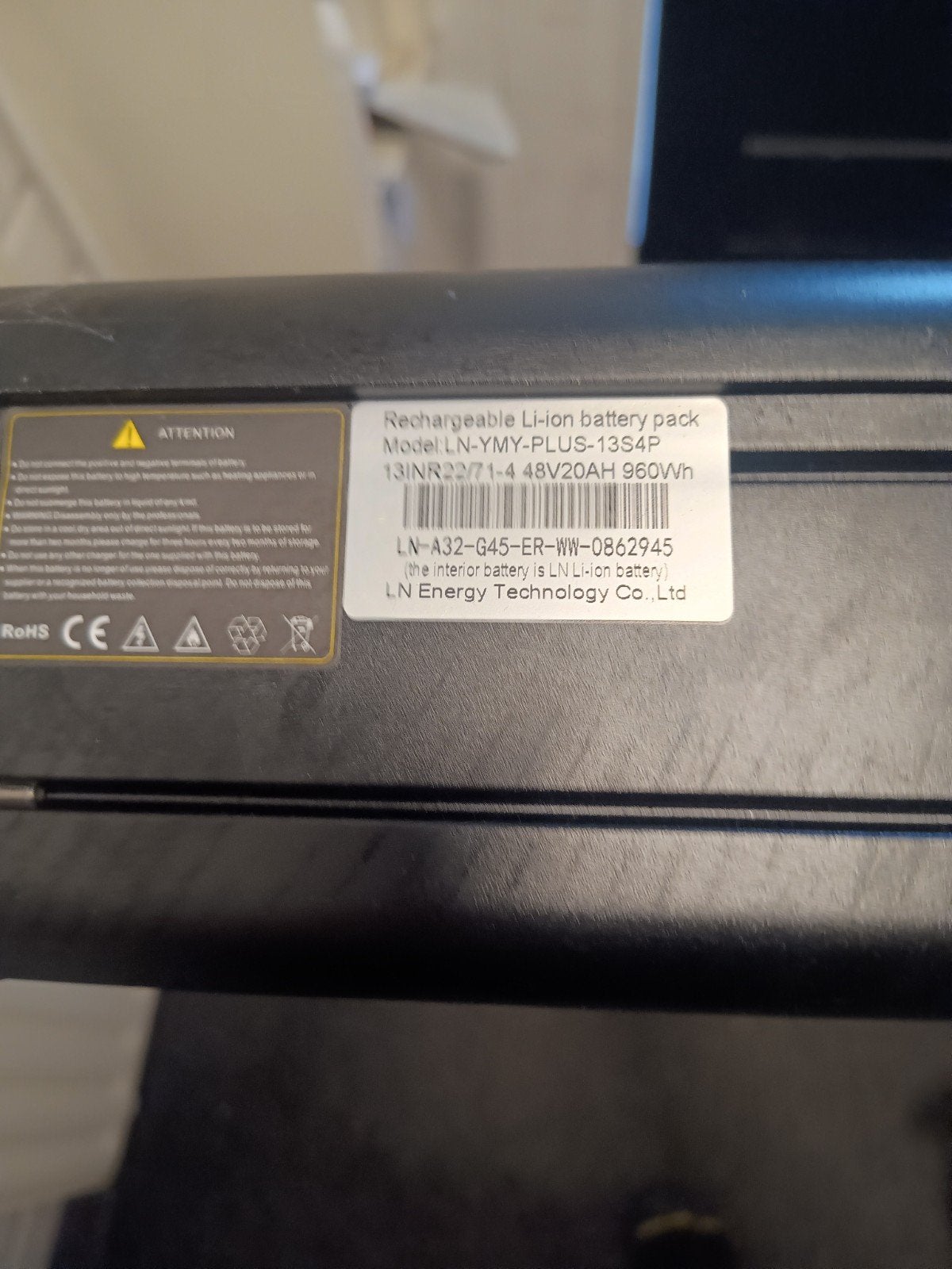 ceaya az 26 accu, Fietsen en Brommers, Fietsaccessoires | Fietsaccu's, Ophalen, Gebruikt
