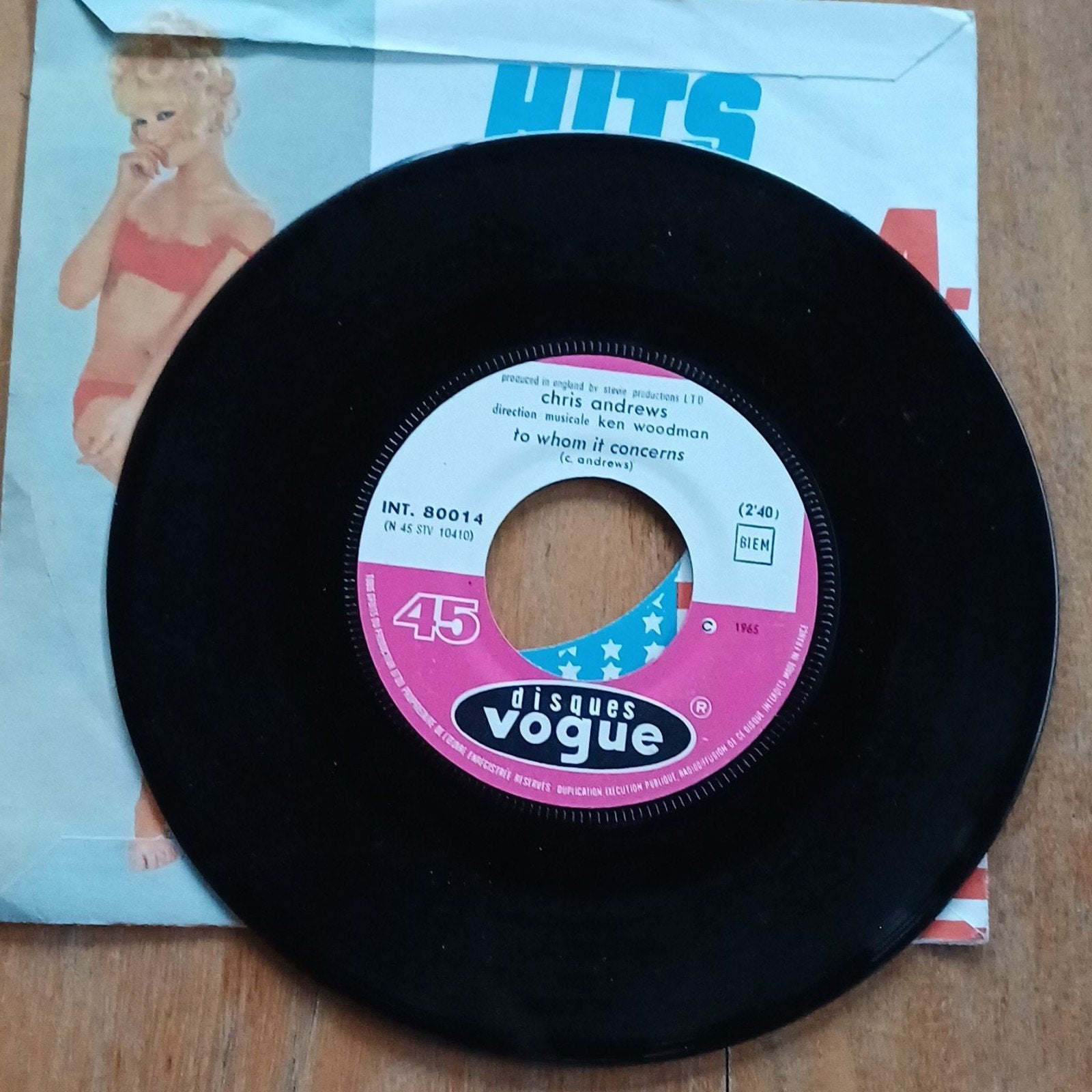 Chris Andrews, Cd's en Dvd's, Vinyl Singles, Ophalen of Verzenden, Zo goed als nieuw, Pop