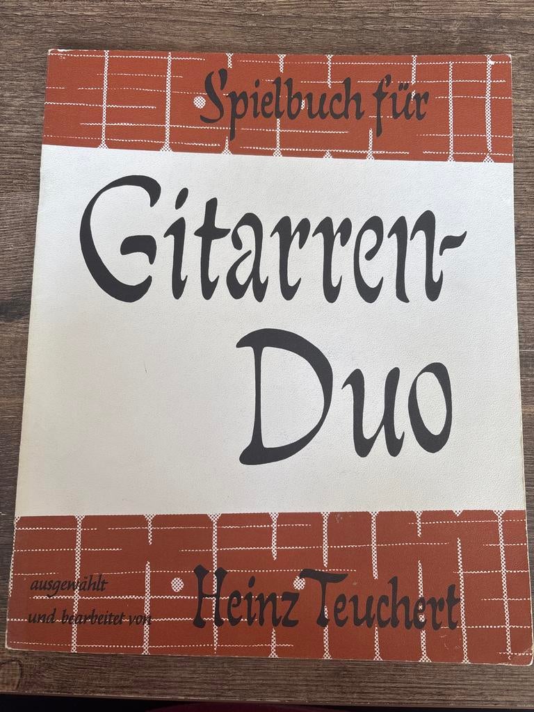 Speelboek voor Gitaar Duo, Klassiek, Ophalen of Verzenden, Artiest of Componist, Gitaar