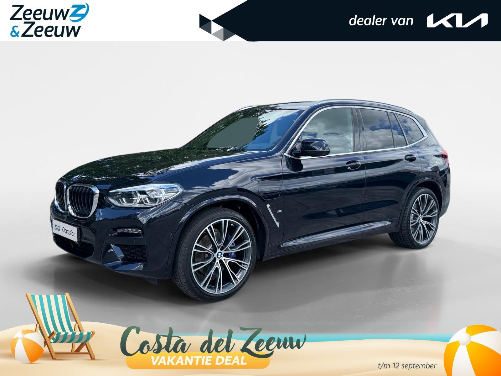 BMW X3 xDrive30e High Executive | ELEKTR. TREKHAAK | SET WIN, Stof, Gebruikt, 4 cilinders, Zwart