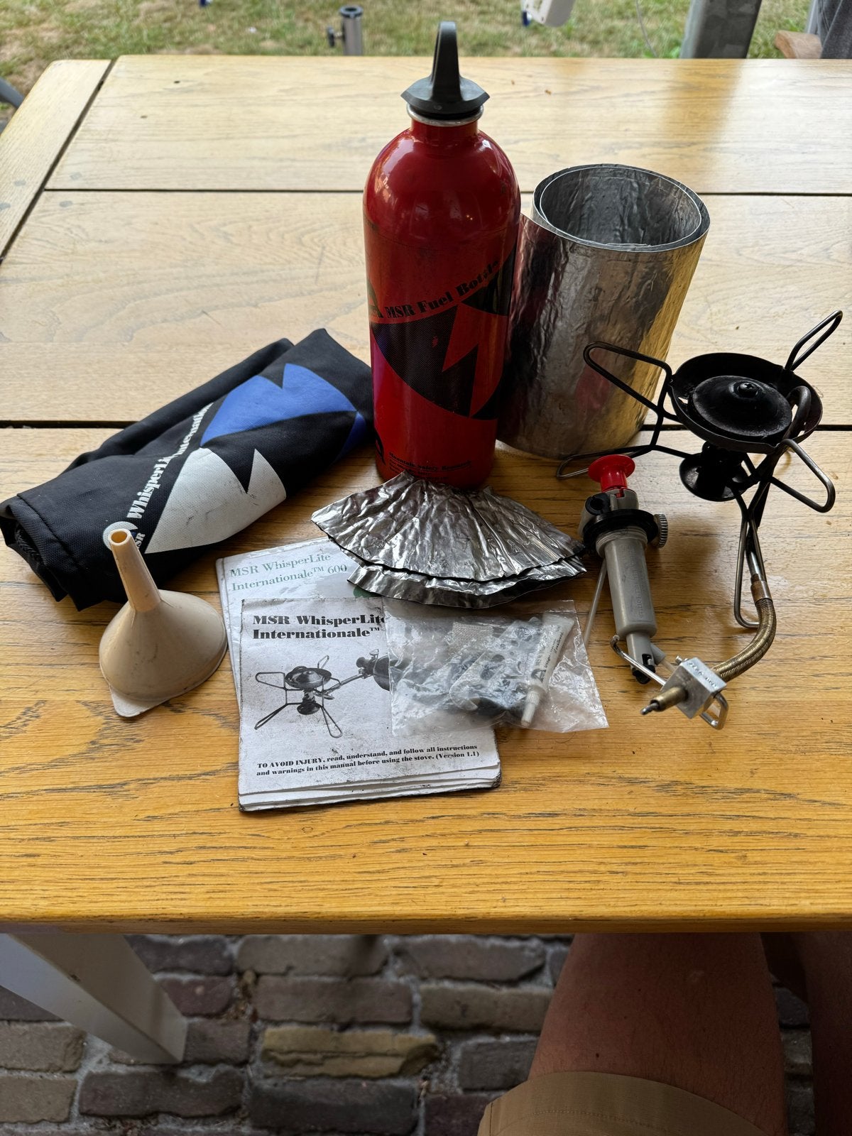 MSR WhisperLite Internationale brander set, Ophalen of Verzenden, Gebruikt