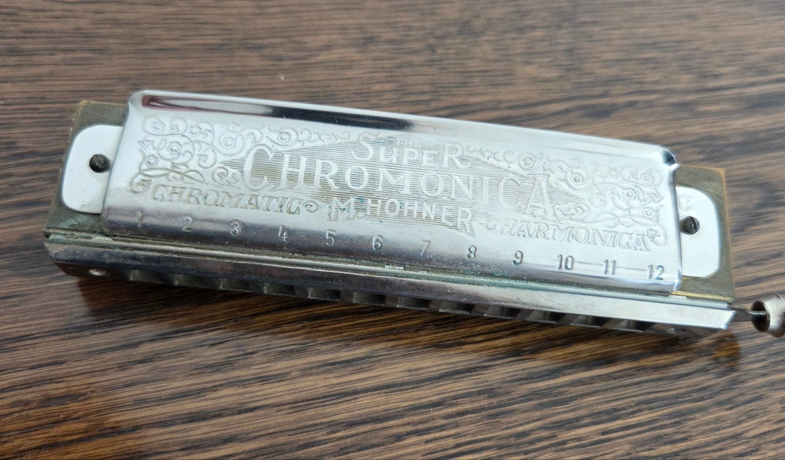 Hohner Super Chromonica mondharmonica met doosje, Muziek en Instrumenten, Ophalen, Gebruikt, Overige typen, Chromatisch