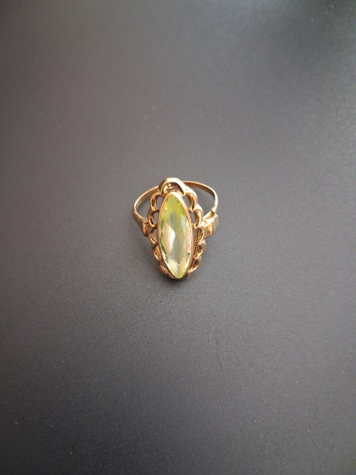 Vintage gouden ring 14k., Ophalen, Zo goed als nieuw, Goud, Pandora