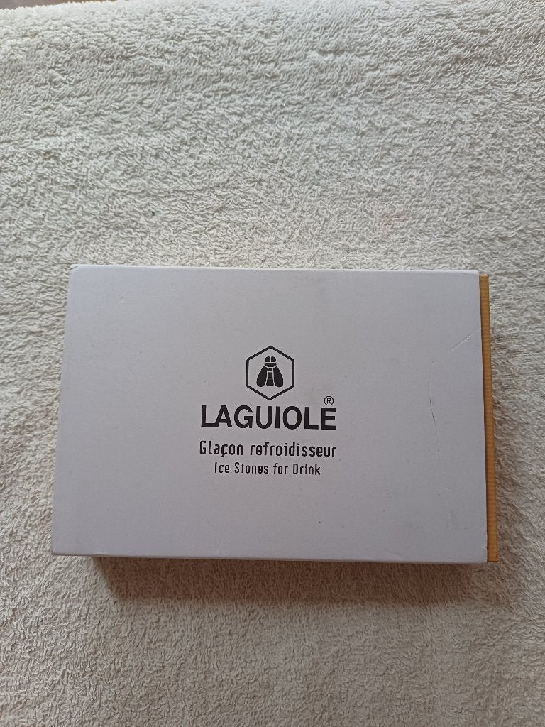 Natuursteen whiskey stenen set laguiole!, Overige merken, Overige typen, Nieuw, Ophalen of Verzenden
