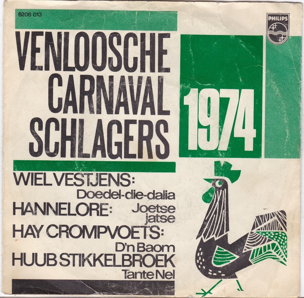 s 118 Venloosche Carnaval Schlagers 1974, Gebruikt, Fotohoes, Overige genres, 7 inch