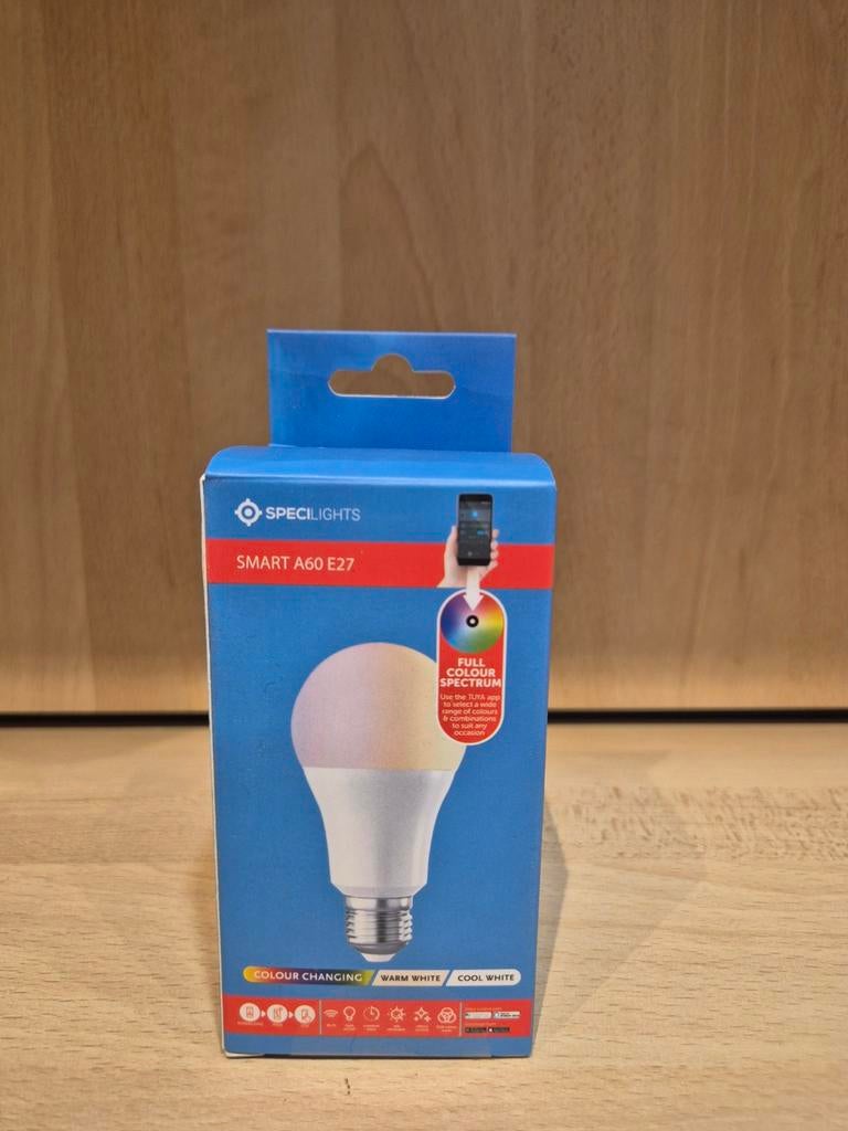 Specilights WiFi Smart RGB+CCT E27 LED Lamp - Dimbaar, Ophalen of Verzenden, Nieuw
