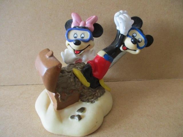 adv10211 mickey en minnie, Ophalen, Mickey Mouse, Gebruikt, Overige typen