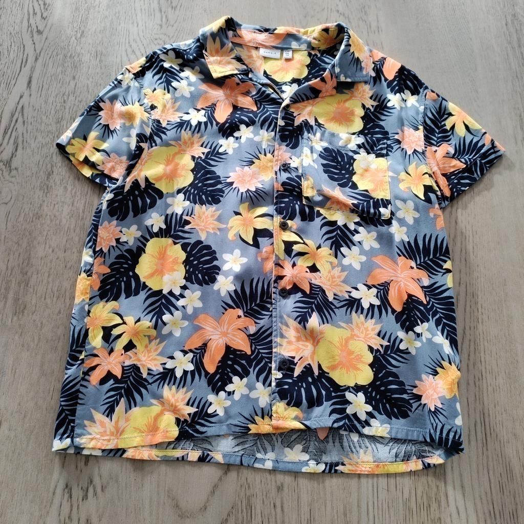 Name it Hawaii blouse 146/152, Kinderen en Baby's, Gebruikt, Overhemd of Blouse, Ophalen of Verzenden, Jongen