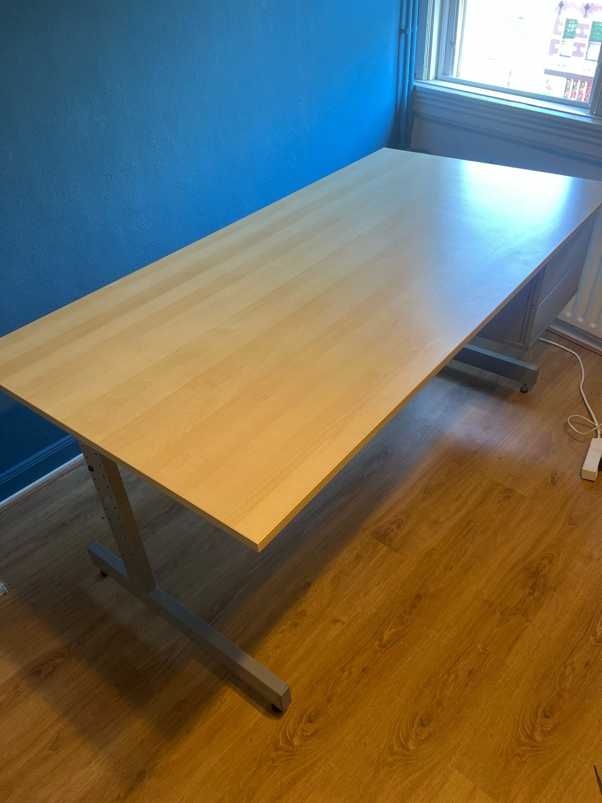 Bureau 160x80, Ophalen, Gebruikt, Hout, Bruin