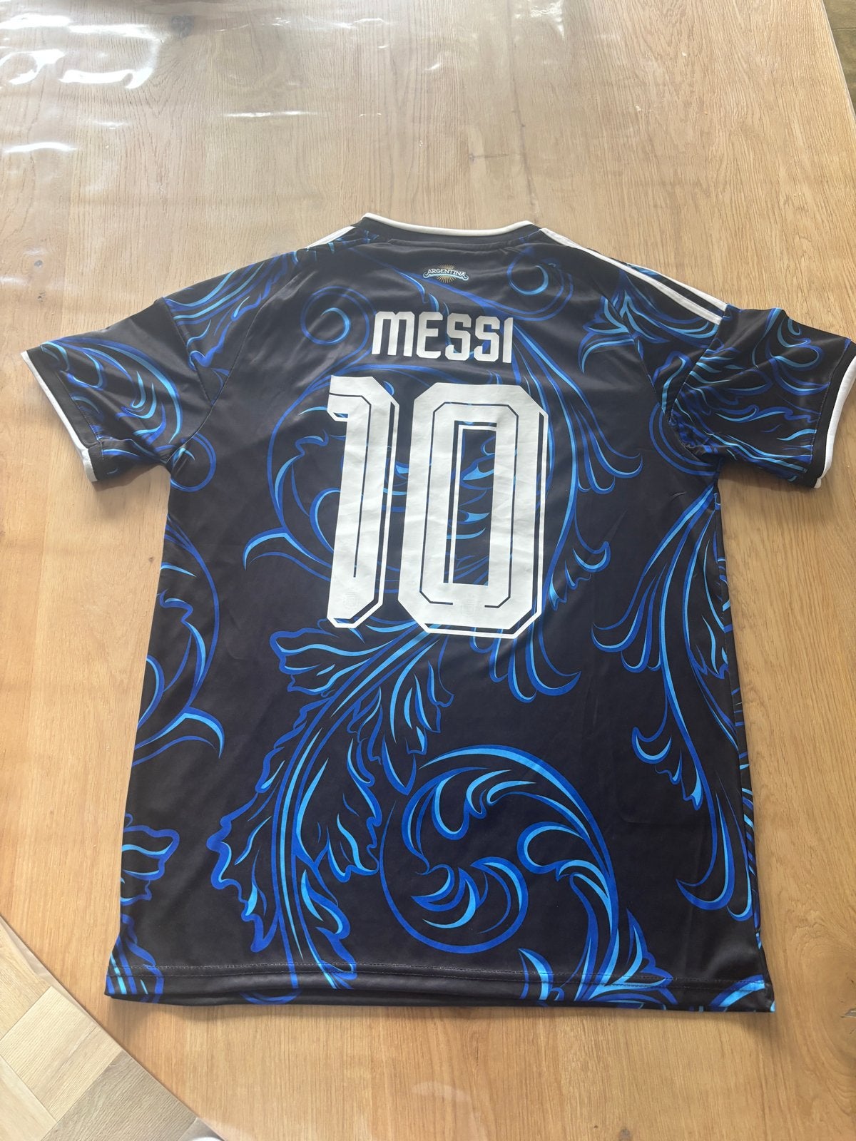 Messi Argentinië Shirt - Normale Pasvorm, Kleding | Heren, Sportkleding, Maat 52/54 (L), Blauw, Nieuw, Ophalen of Verzenden