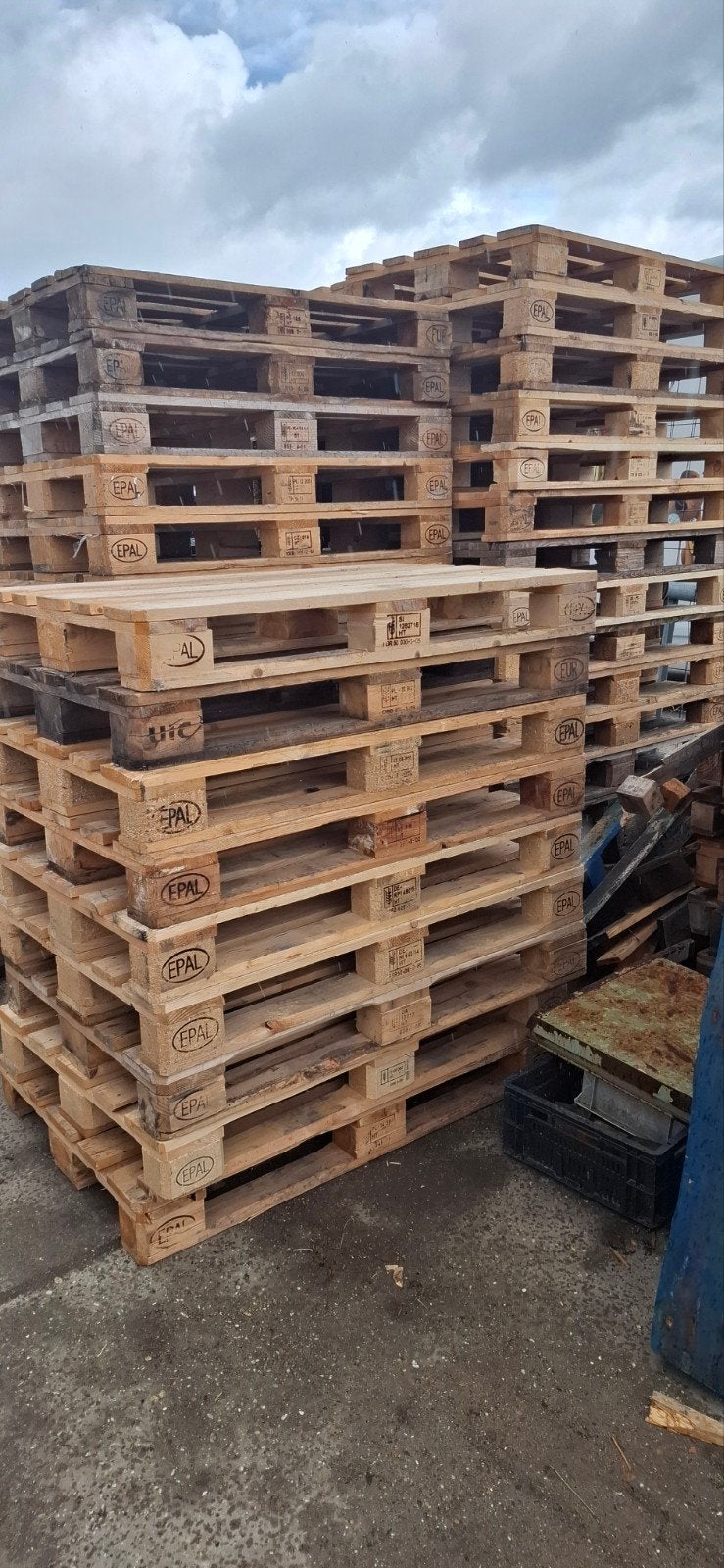 Eur pallets /blokpallets/palletranden/vlonderpallets, 100 cm of meer, 60 cm of meer, Overige typen, Minder dan 35 cm