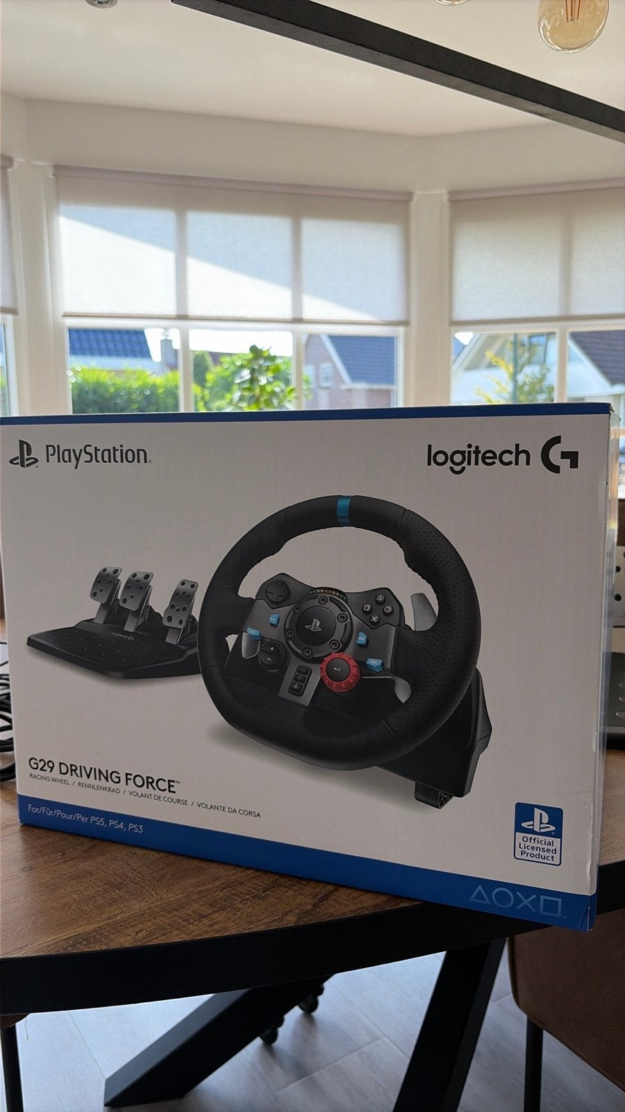 Logitech G29 Driving Force racestuur met pedalen, Spelcomputers en Games, Ophalen, Zo goed als nieuw, Stuur of Pedalen, PlayStation 4
