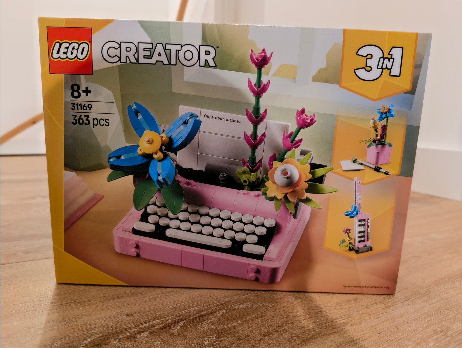LEGO Creator 31169 3-in-1 Typemachine Bloemen, Ophalen of Verzenden, Nieuw, Overige merken