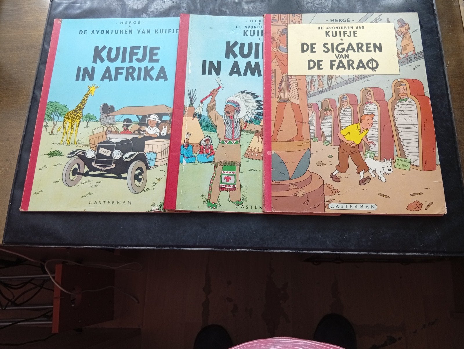 Kuifje: Compl. Org. linnen serie 1 t/m 21 periode "60-69 + 2, Gelezen, Complete serie of reeks, Ophalen of Verzenden, Hergé