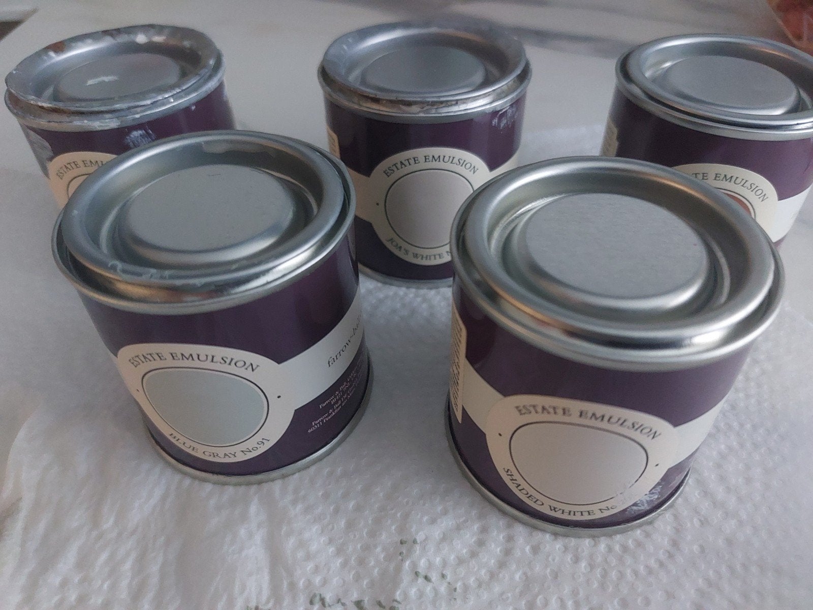 Farrow and ball testers, Ophalen of Verzenden, Gebruikt, Wit