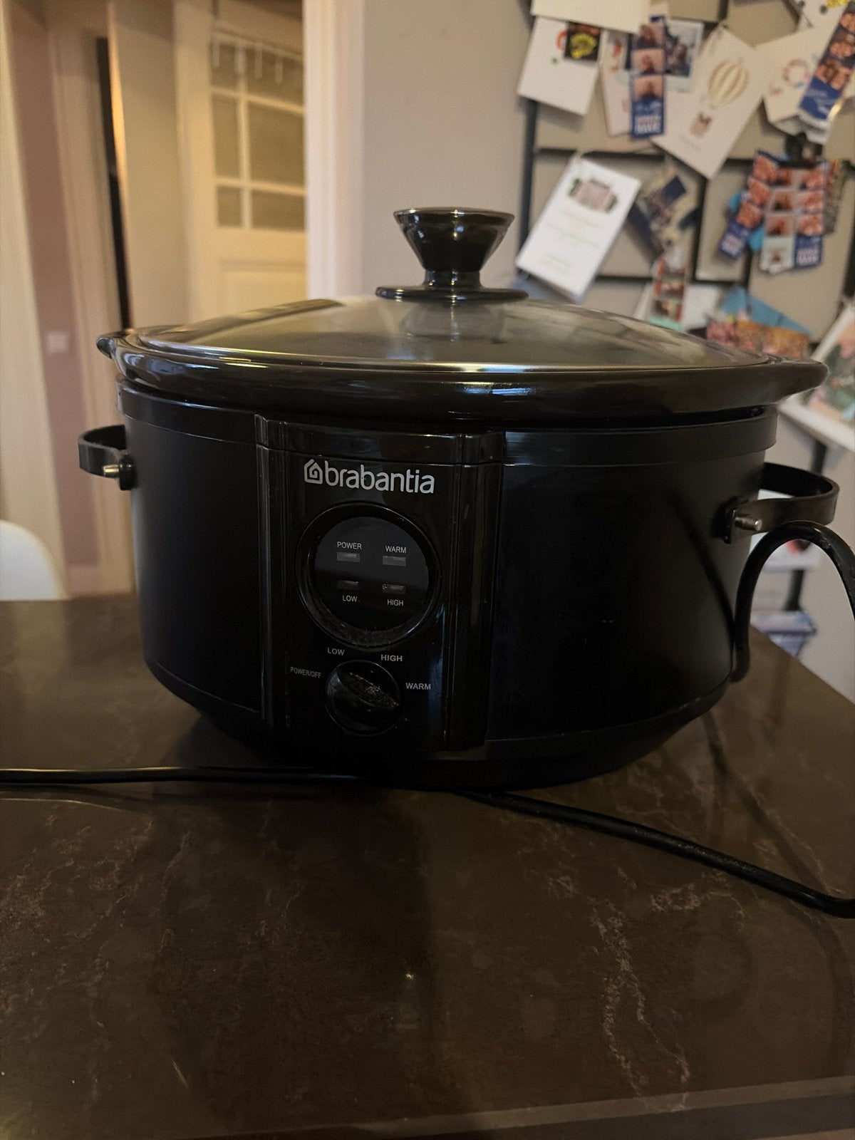 Brabantia Slowcooker - Zwart, Ophalen, Zo goed als nieuw