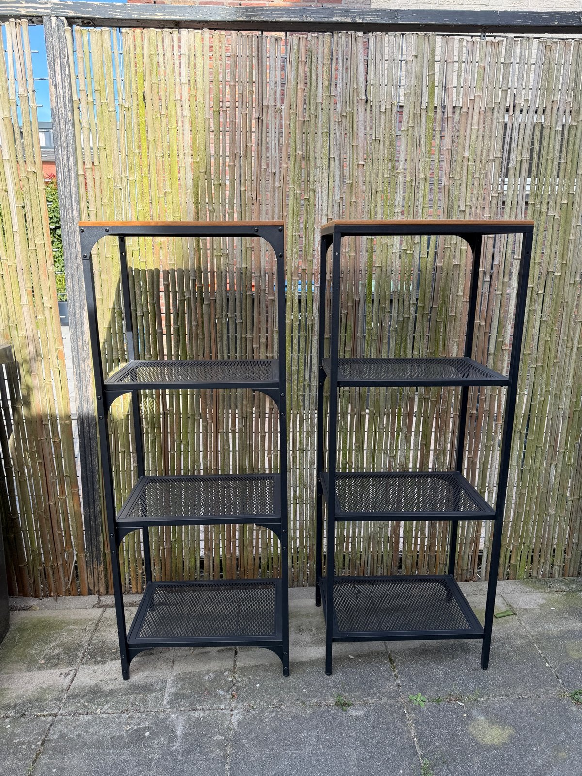 IKEA Fjällbo stellingkast (2 stuks), Ophalen, Gebruikt