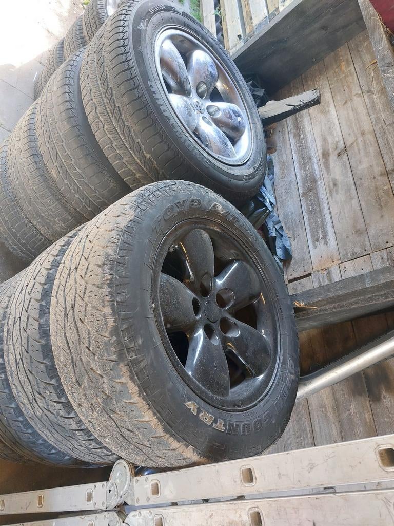 2x set 20 inch dodge ram 1500 velgen 5x139.7, Ophalen of Verzenden, 20 inch, Zomerbanden