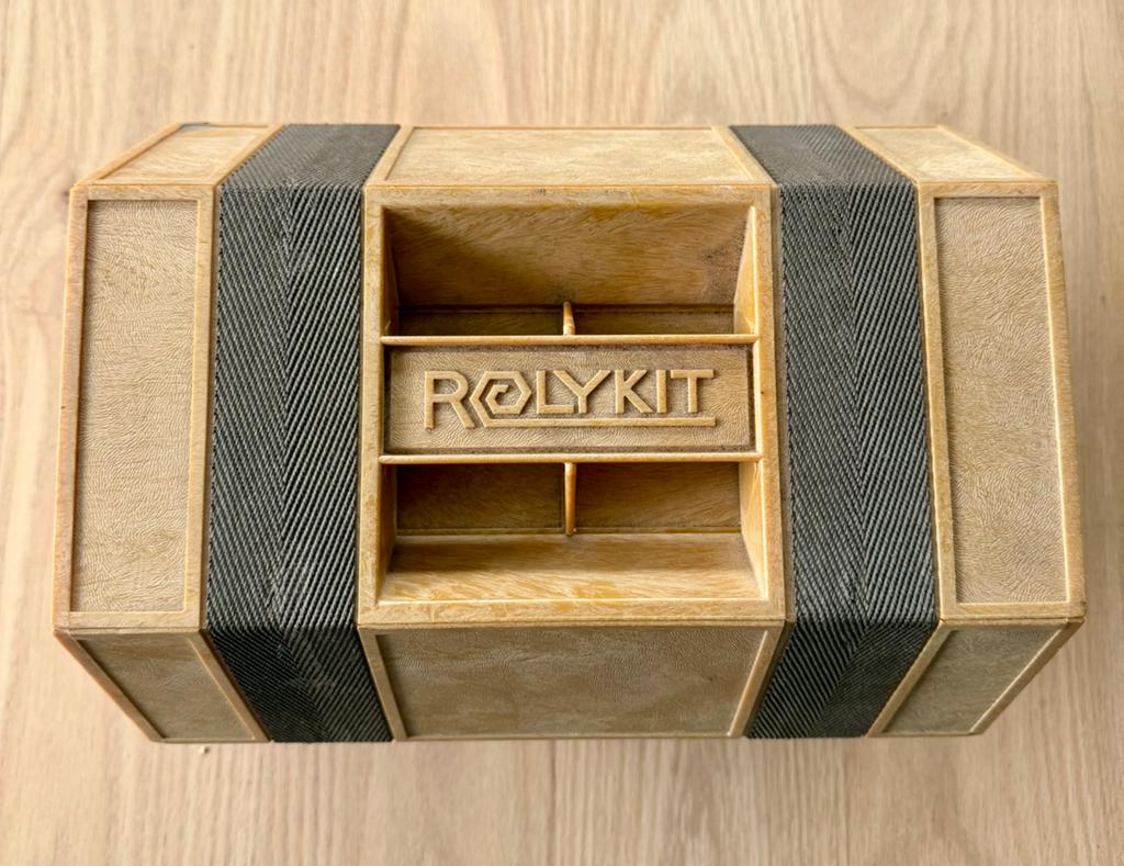 Originele vintage Rolykit opbergbox., Ophalen of Verzenden