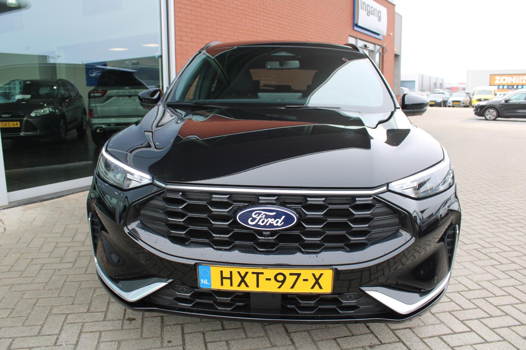 Ford Kuga 2.5 PHEV ST-Line X | Trekhaak | Winterpack | Adapt, Auto's, Ford, 14 kWh, Gebruikt, Leder en Stof, Zwart