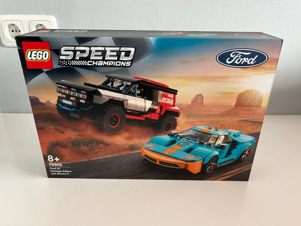 Lego Speed Champions 76905 Ford GT Heritage Edition Bronco, Ophalen, Lego, Nieuw, Speed Champions