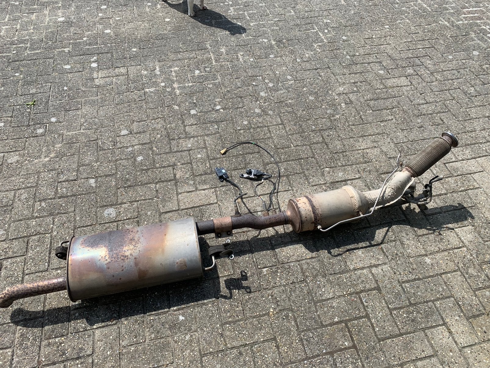 Uitlaat compleet met roetfilter, Auto-onderdelen, Uitlaatsystemen, Ophalen, Volkswagen