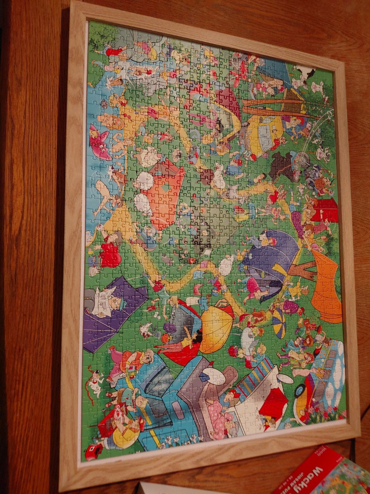 Goliath Wacky World Jigsaw Puzzel - 1000 stukjes, Ophalen of Verzenden, 500 t/m 1500 stukjes, Zo goed als nieuw, Legpuzzel