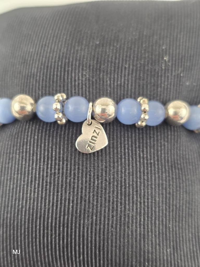 Zinzi armband                                             M4, Sieraden, Tassen en Uiterlijk, Gebruikt, Blauw, ., Ophalen of Verzenden