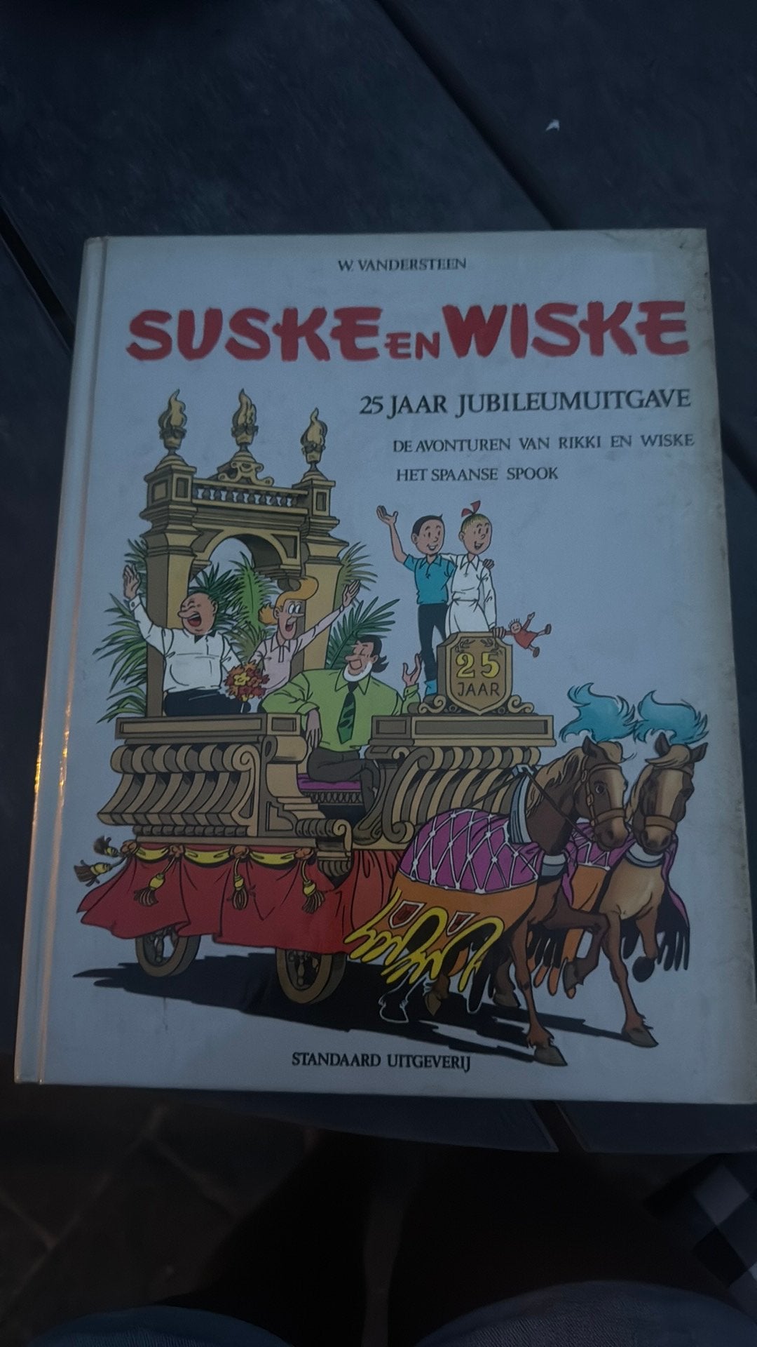 Jubileum Suske en Wiske, 25-jarig jubileum, Eén stripboek, Ophalen of Verzenden, Gelezen