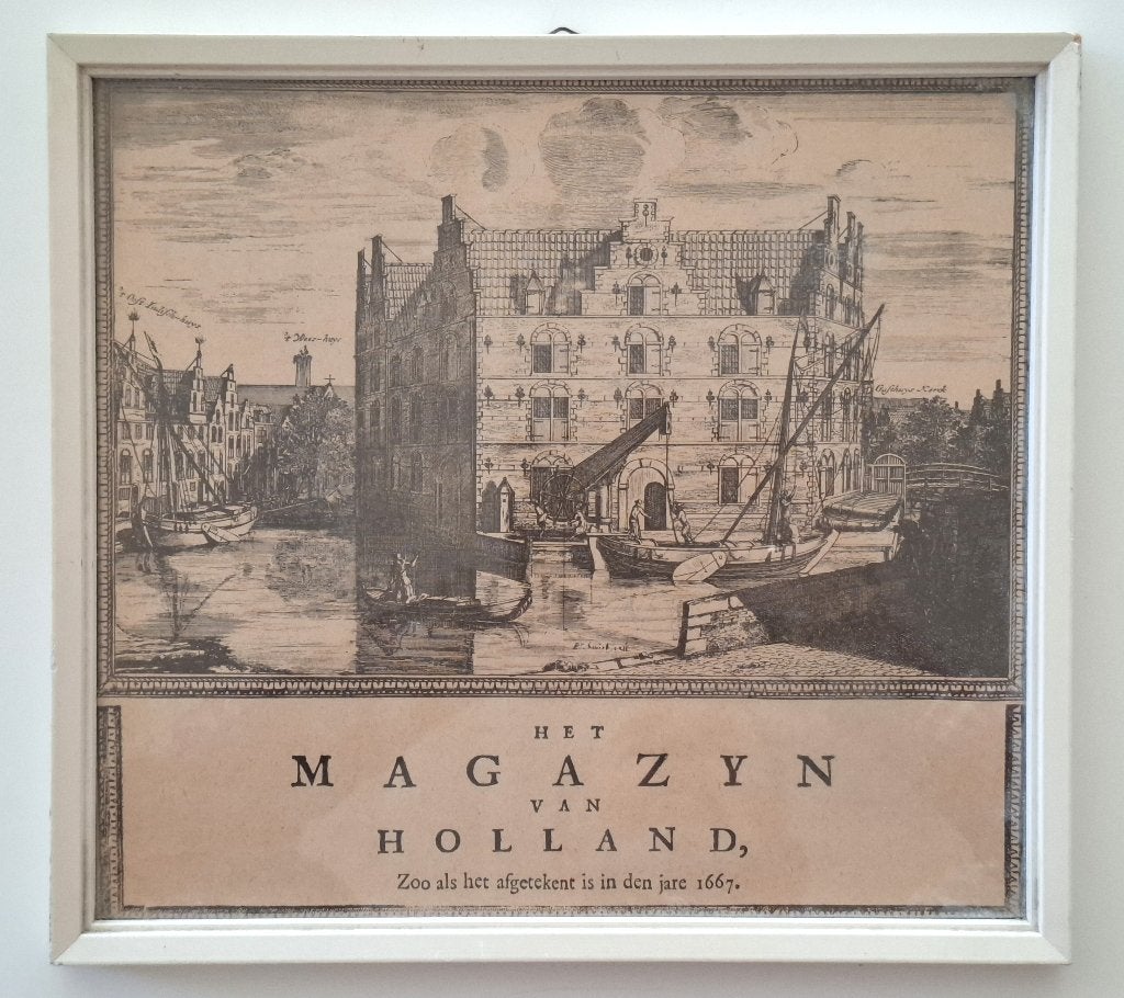 17e eeuwse tekening Armamentarium Delft, Ophalen of Verzenden, Militair, 1600 - 1699