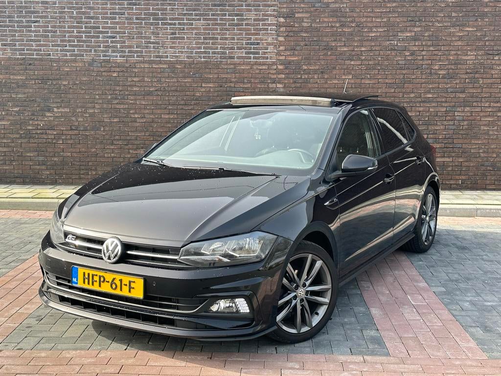 Volkswagen Polo 1.0 TSI 95pk 2020 Zwart, Auto's, Voorwielaandrijving, 95 pk, 1055 kg, Zwart