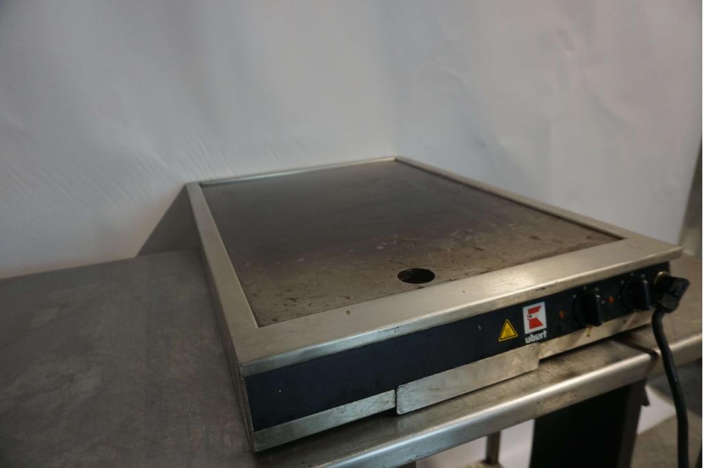 Ubert elektrische spiegelbakplaat, bakplaat, Niet ingevuld, Fornuis, Frituur en Grillen, Gebruikt, Niet ingevuld