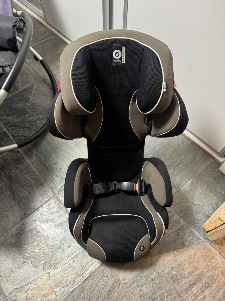 Kiddy Guardianfix Pro 2 autostoel - Zwart/Grijs, Overige merken, Autogordel of Isofix, Gebruikt, Verstelbare rugleuning