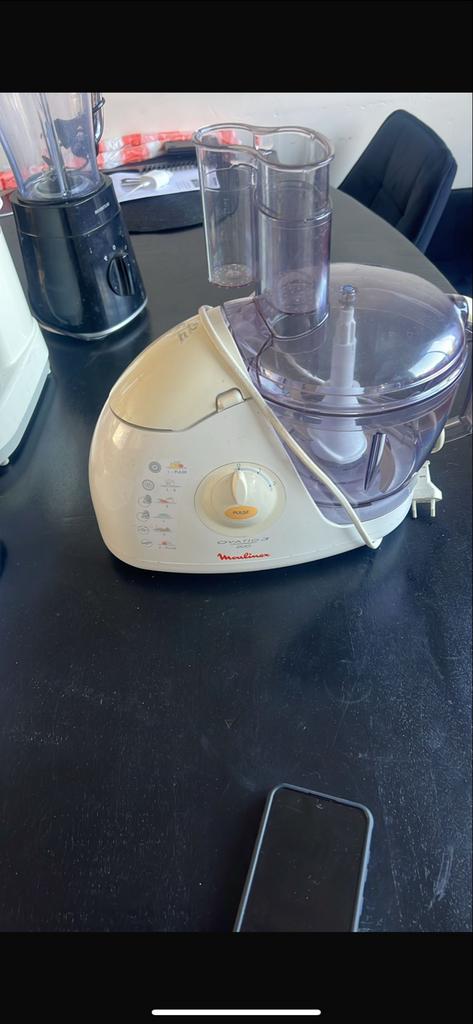 Moulinex Ovatio 3 Duo Keukenmachine - Goede staat, 2 tot 3 liter, Ophalen, Zo goed als nieuw, 3 snelheden of meer