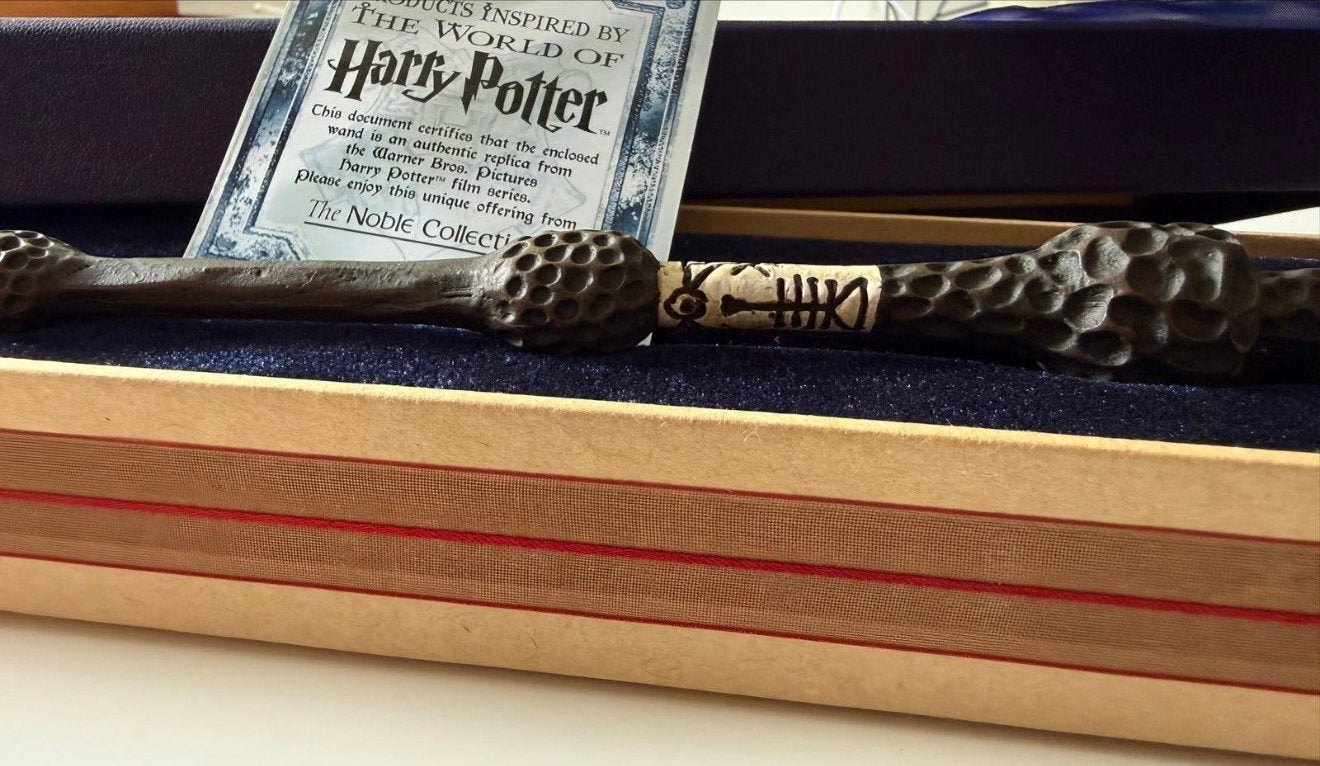 Harry Potter Zegevlier/Elder Wand Replica - Noble Collection, Ophalen of Verzenden, Zo goed als nieuw