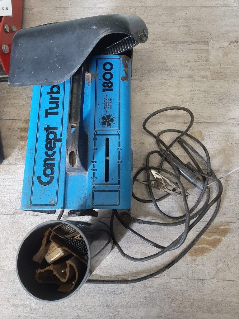 Concept Turbo 1800 lasapparaat, Ophalen, Gebruikt, 250 ampère of meer, Elektroden