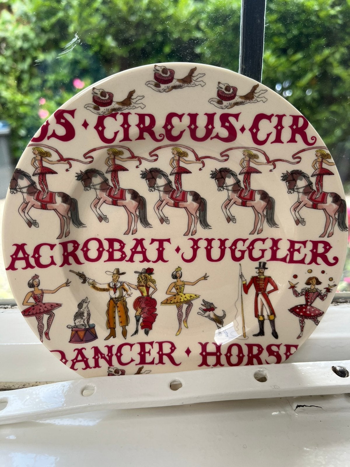 Nieuw! Circus 6,5 inch plate, Emma Bridgewater, Nieuw, Ophalen of Verzenden, Bord(en), Overige stijlen