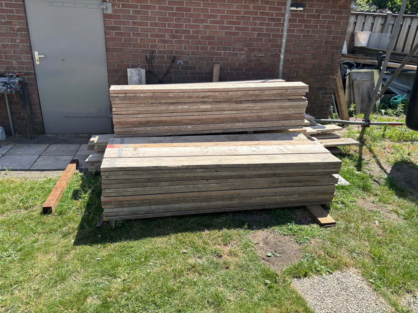 Steigerplanken voor diverse projecten, Ophalen, Gebruikt, 25 tot 50 mm, Plank