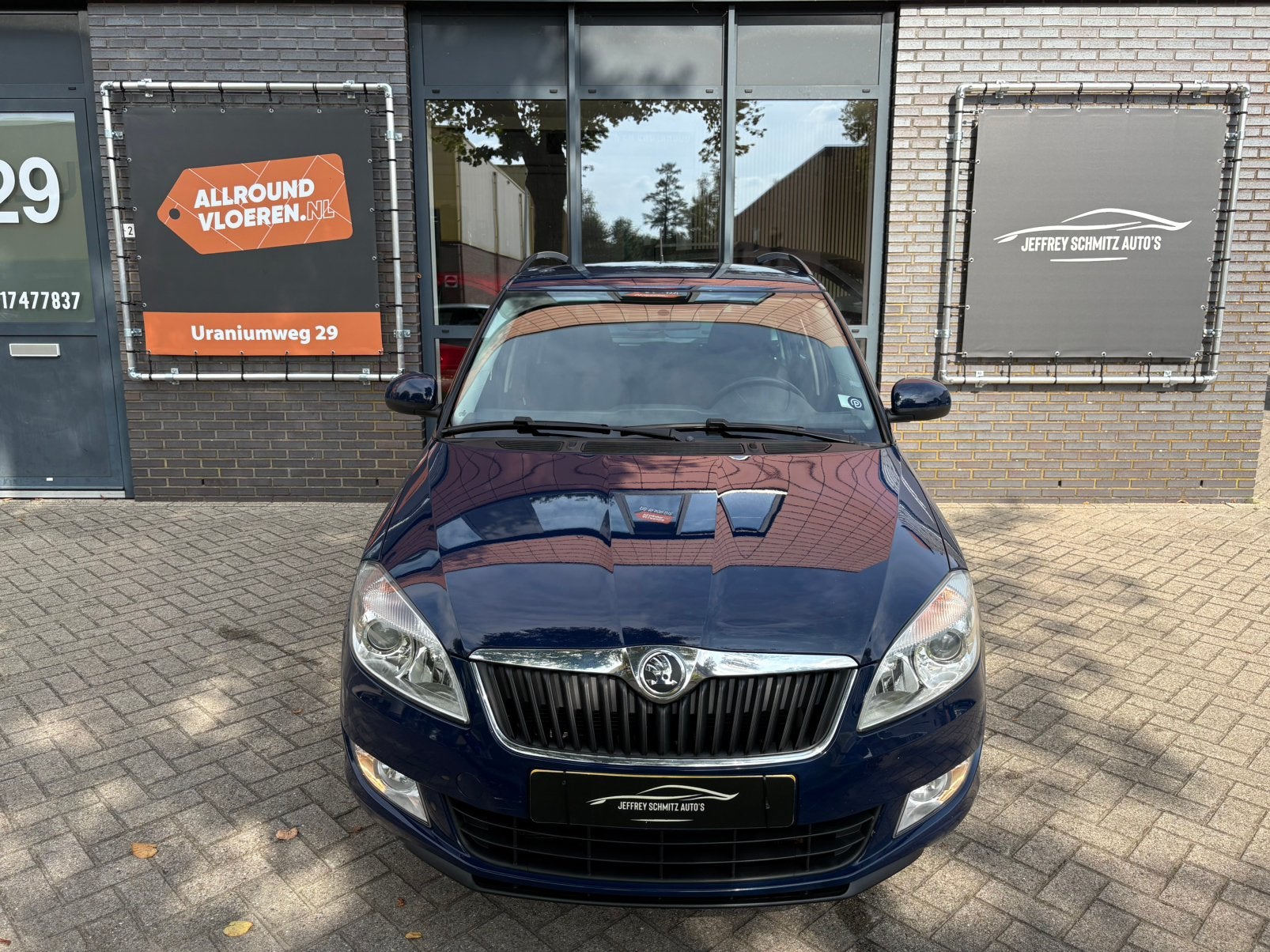 Skoda Fabia 1.2 TSI 86pk 2014 Blauw luxe uitvoering, Airco!, Voorwielaandrijving, Dealer onderhouden, Stof, 40 €/maand