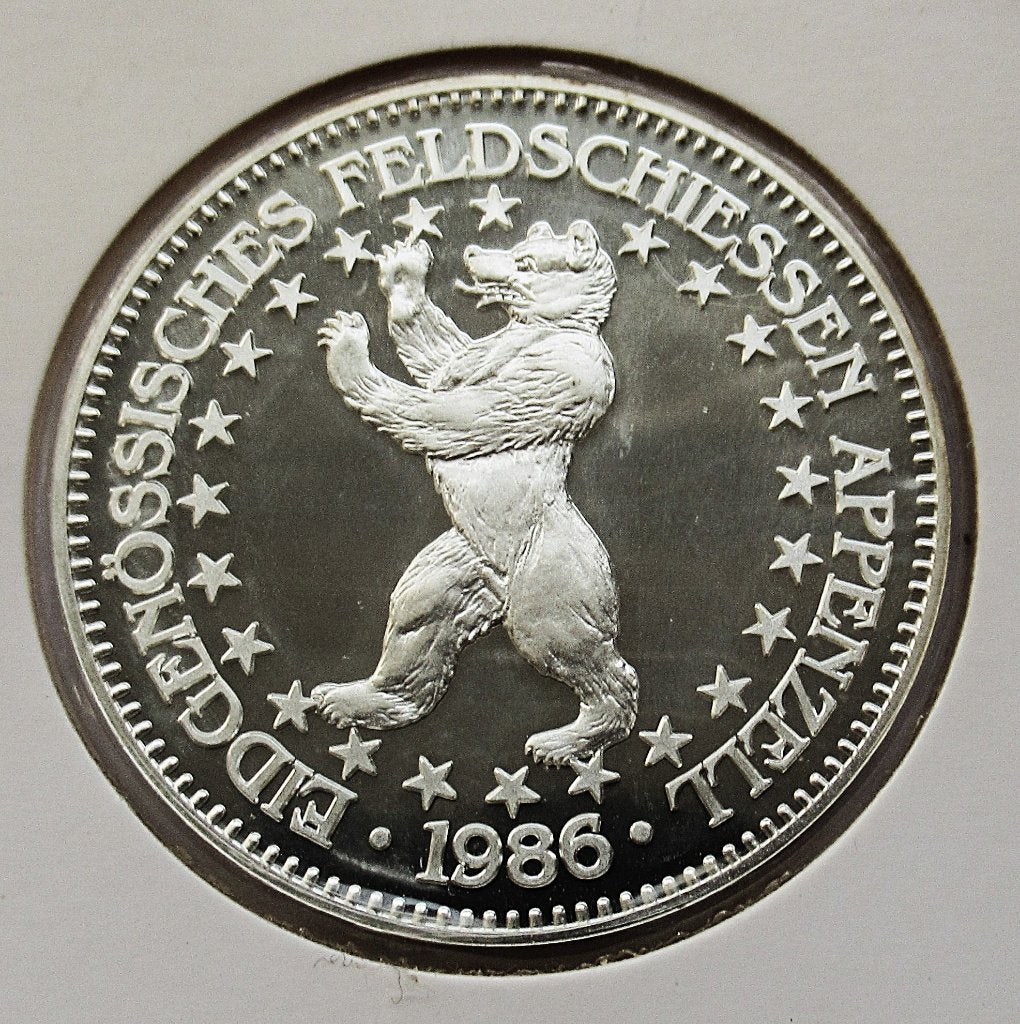 Zwitserland, 50 francs, 1986, Verzenden, Overige landen, Zilver