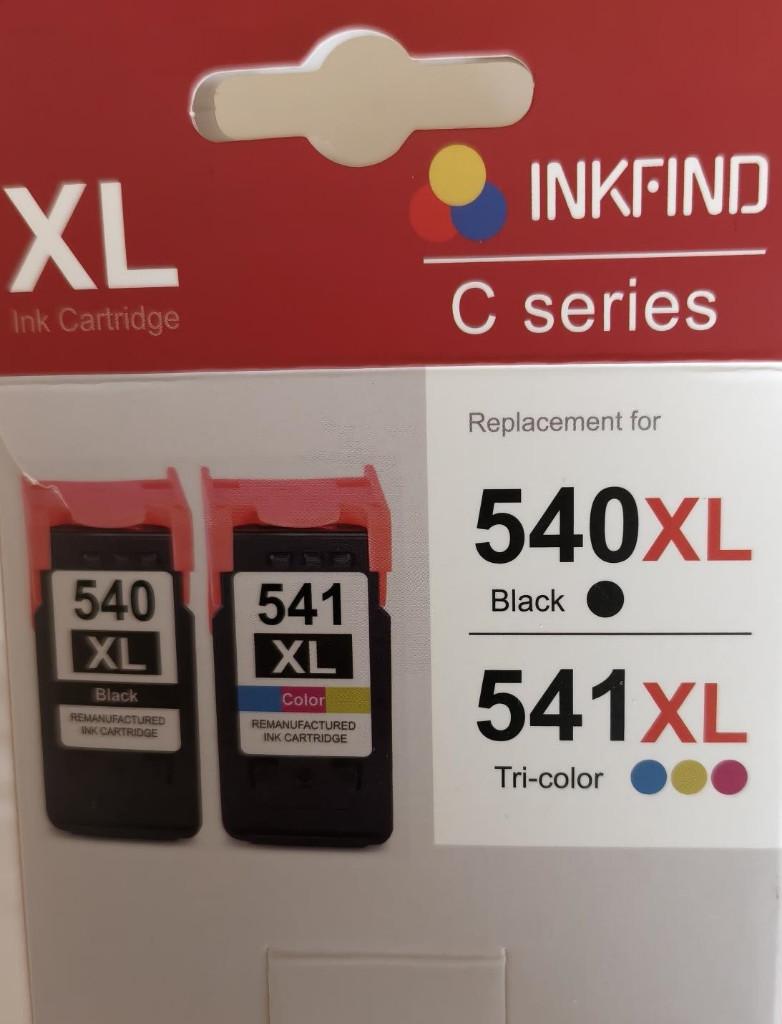INKFIND 540XL 541XL inktcartridges/Zwart en Kleur, Ophalen of Verzenden, Nieuw, Cartridge, INKFIND