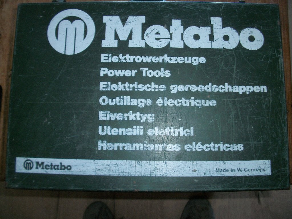 metabo slijptol., Ophalen, Gebruikt, Minder dan 700 watt, Haakse handslijpmachine