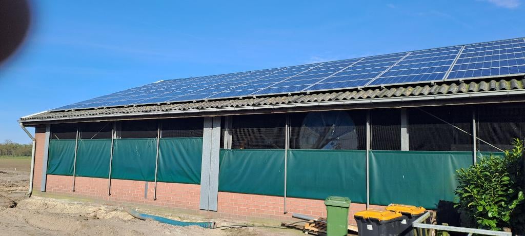 ventilatiegordijn stal ATO, Ophalen, Gebruikt