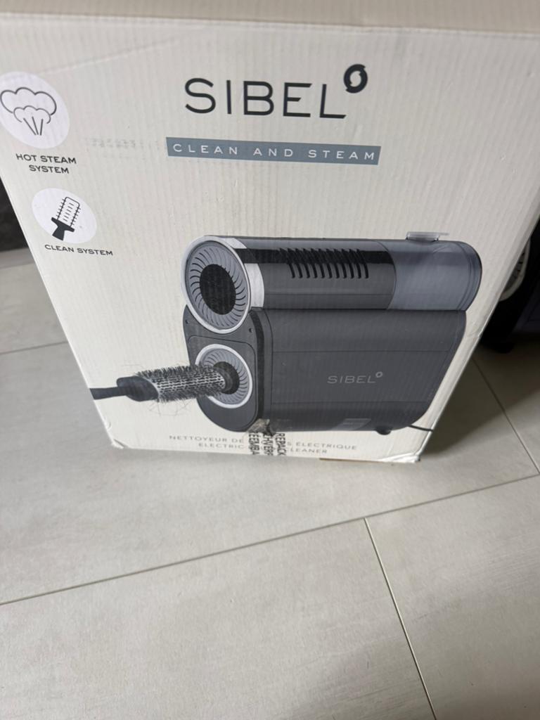 Sibel Clean and steam elektric brush cleaner, Ophalen of Verzenden, Zo goed als nieuw, Krultang of Stijltang