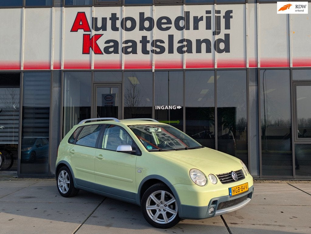 Volkswagen POLO 1.4-16V Cross FUN - Airco - LPG g3 - NIEUWE, Auto's, Voorwielaandrijving, Gebruikt, Zwart, 4 cilinders