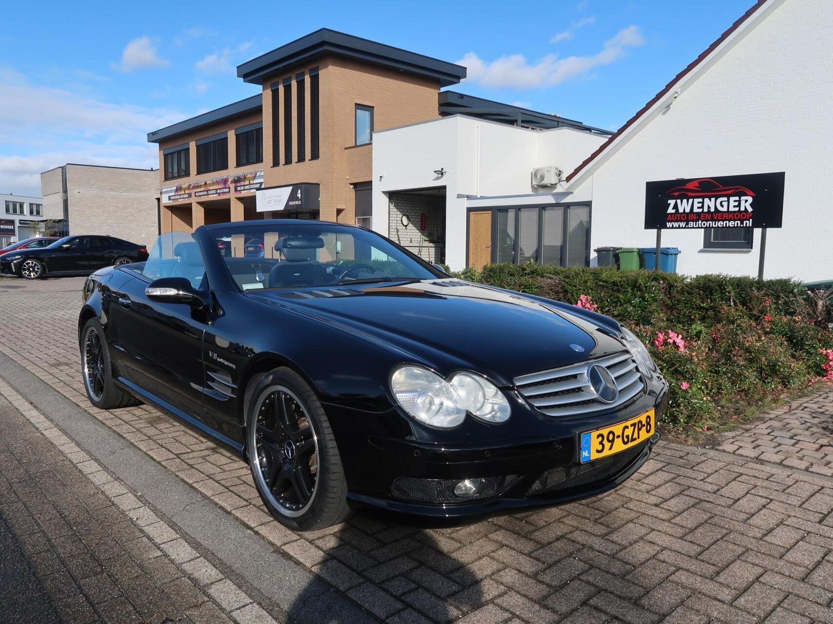 Mercedes SL-klasse AMG 55 PANORAMADAK|MASSAGE|ADAPTIVE CRUIS, Auto's, Automaat, Achterwielaandrijving, Gebruikt, 8 cilinders