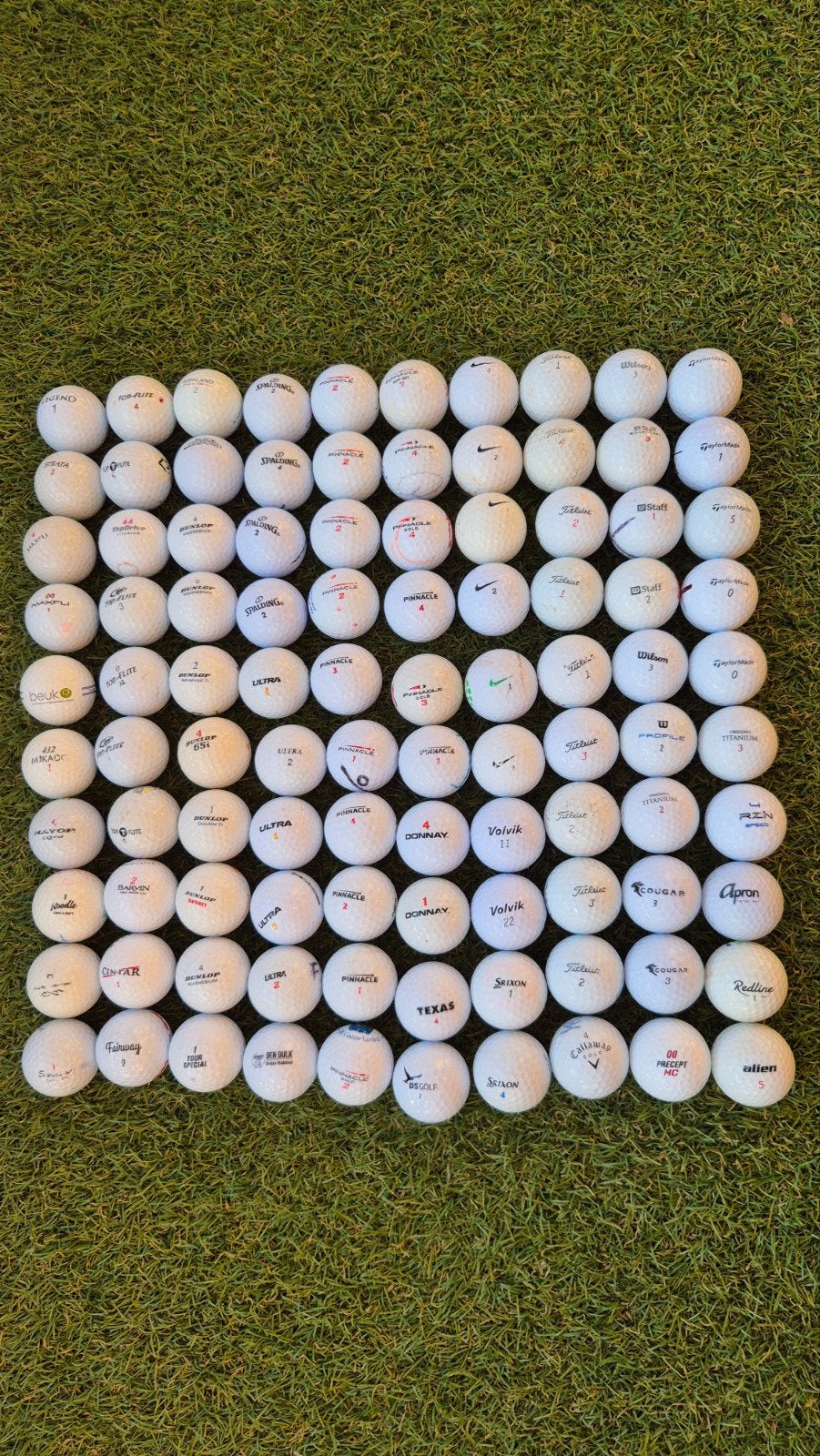 Te koop 100 nette schone witte golfballen., Sport en Fitness, Golf, Ophalen of Verzenden, Gebruikt, Bal(len), Overige merken
